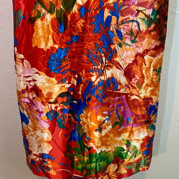 Natori Multicolor Floral Kimono/Mumu/Kaftan/House Dress - Picture 5 of 10